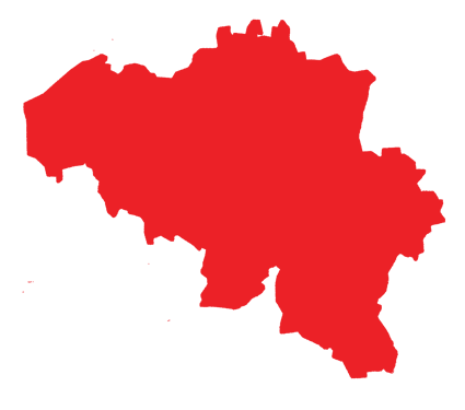 carte belgique rouge web