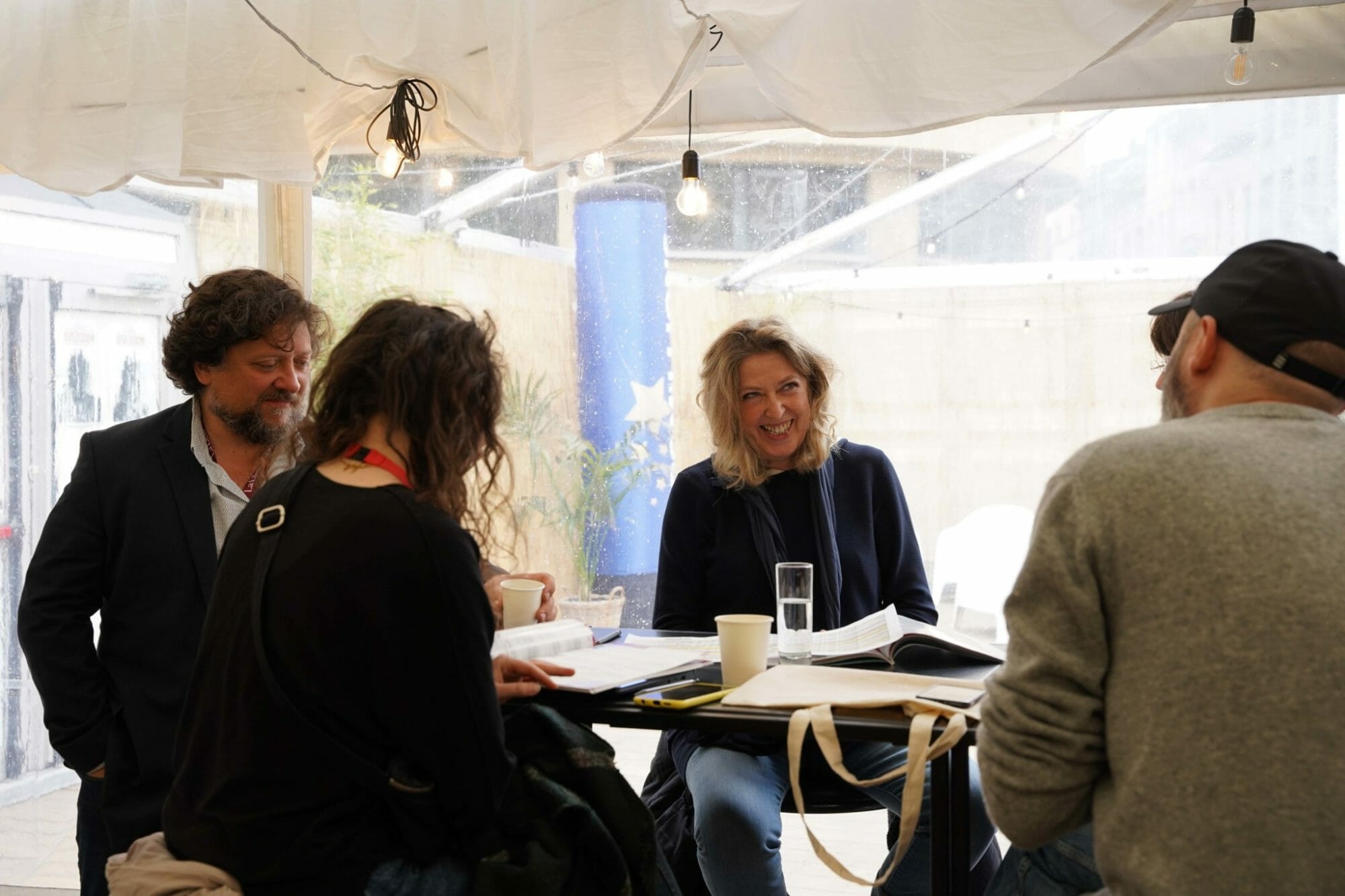 Day 10 - 29.04.2022 - Jury Deliberation | Pascal Hologne (General and Artistic Direction), Sibille Maujean (Guests), Next Competition Jury Bea Catteeuw, Christelle Mahy & Sebastien Petit 